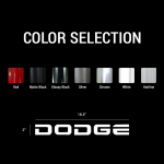 Logo Dodge Decals Vinyl Sticker for DODGE RAM 2